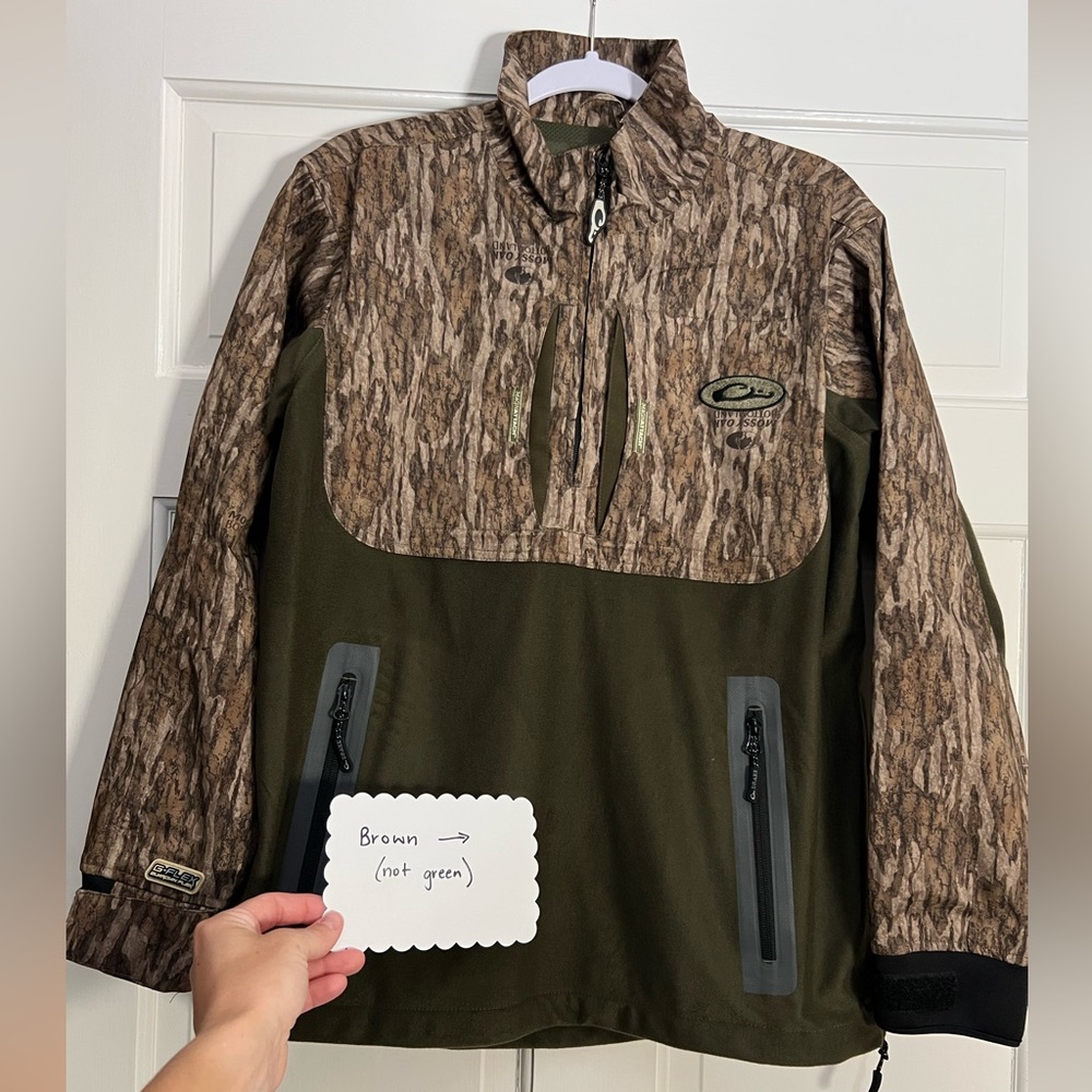 Drake Camouflage Jacket - size small, bottomland